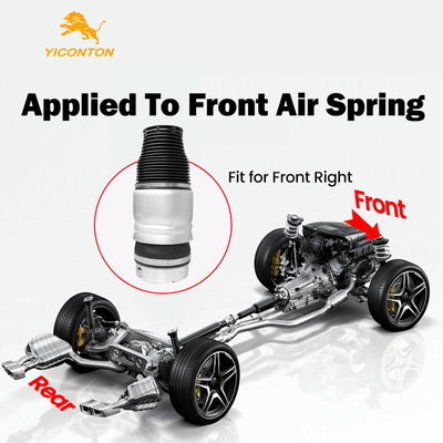 شاحنة المطاط الألومنيوم Yiconton Air Spring الزخرفة الخارجية المصنعة للموقف الأمامي الأيمن